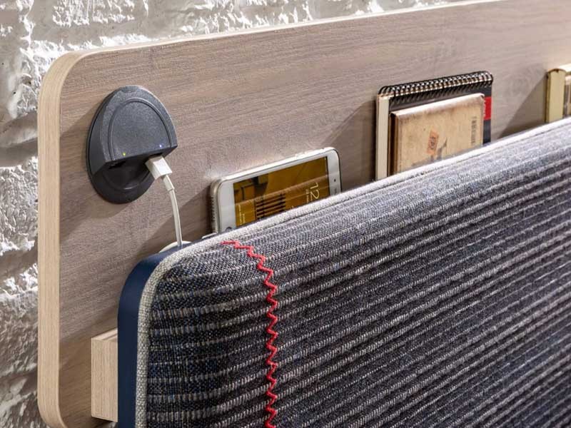 Παιδικό κρεβάτι ημιδιπλο TR-1312 USB CHARGING | Cilek