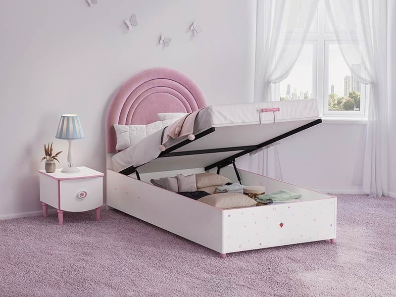 Παιδικό κρεβάτι με αποθηκευτικό χώρο PR-1705 | Cilek