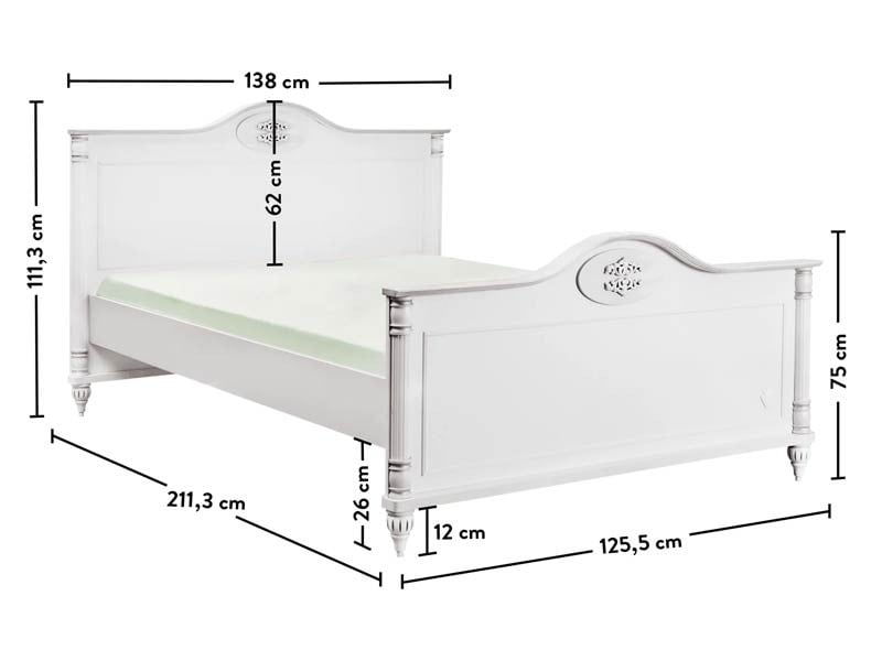 Παιδικό κρεβάτι ημίδιπλο RO-1304