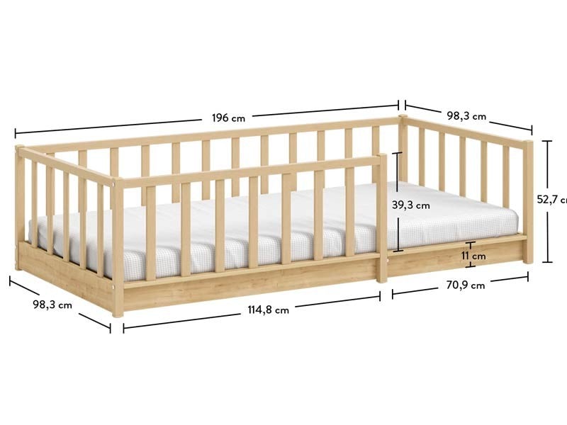 Παιδικό κρεβάτι MONTES MO-1319